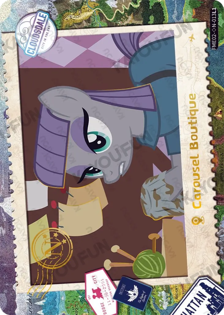 Kartu Kayou My Little Pony - Carousel Boutique (◇N)