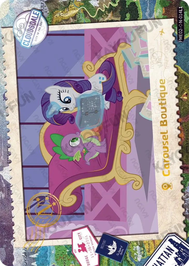 Kartu Kayou My Little Pony - Carousel Boutique (◇N)