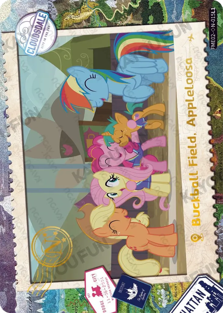 Kartu Kayou My Little Pony - Buckball Field, Appleloosa (◇N)