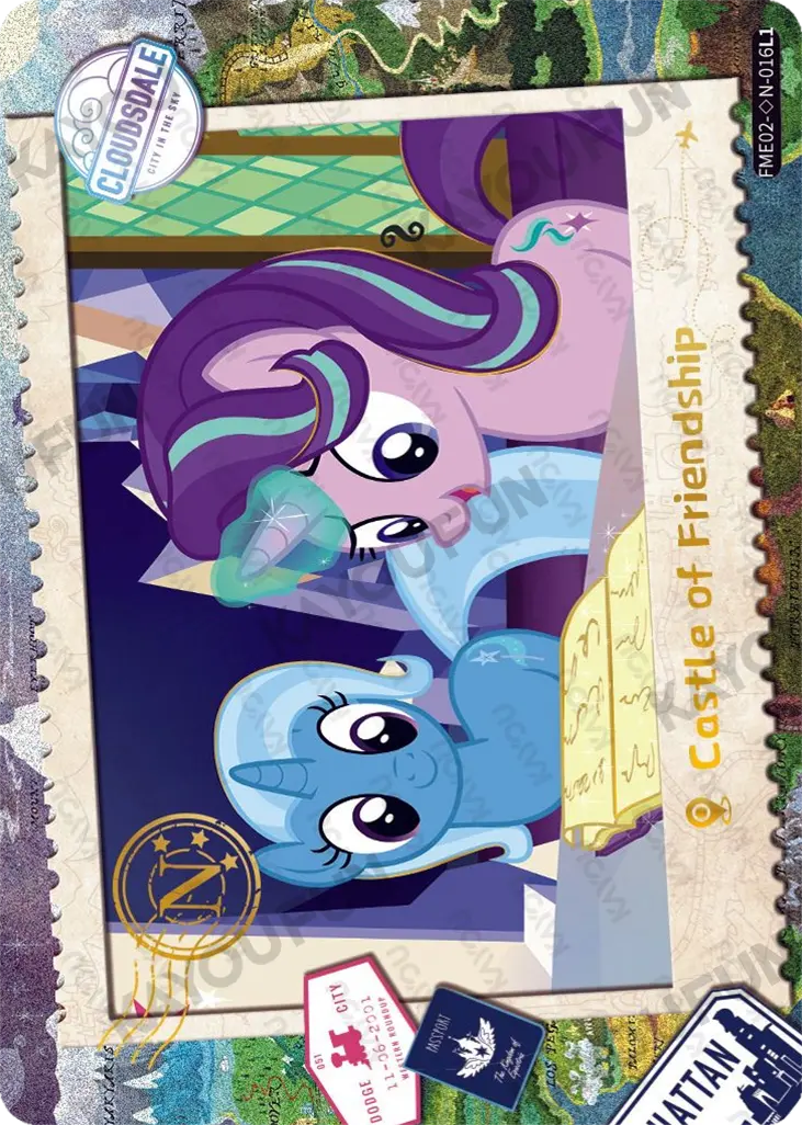 Kartu Kayou My Little Pony - Castle of Friendship (◇N)