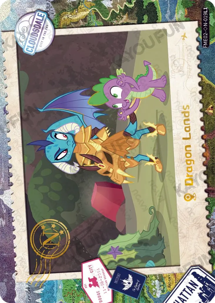 Kartu Kayou My Little Pony - Dragon Lands (◇N)