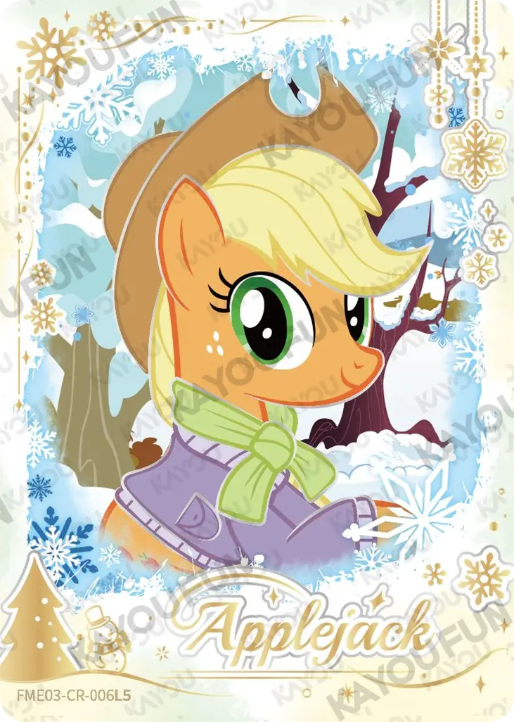 Kartu Kayou My Little Pony - Applejack (CR)