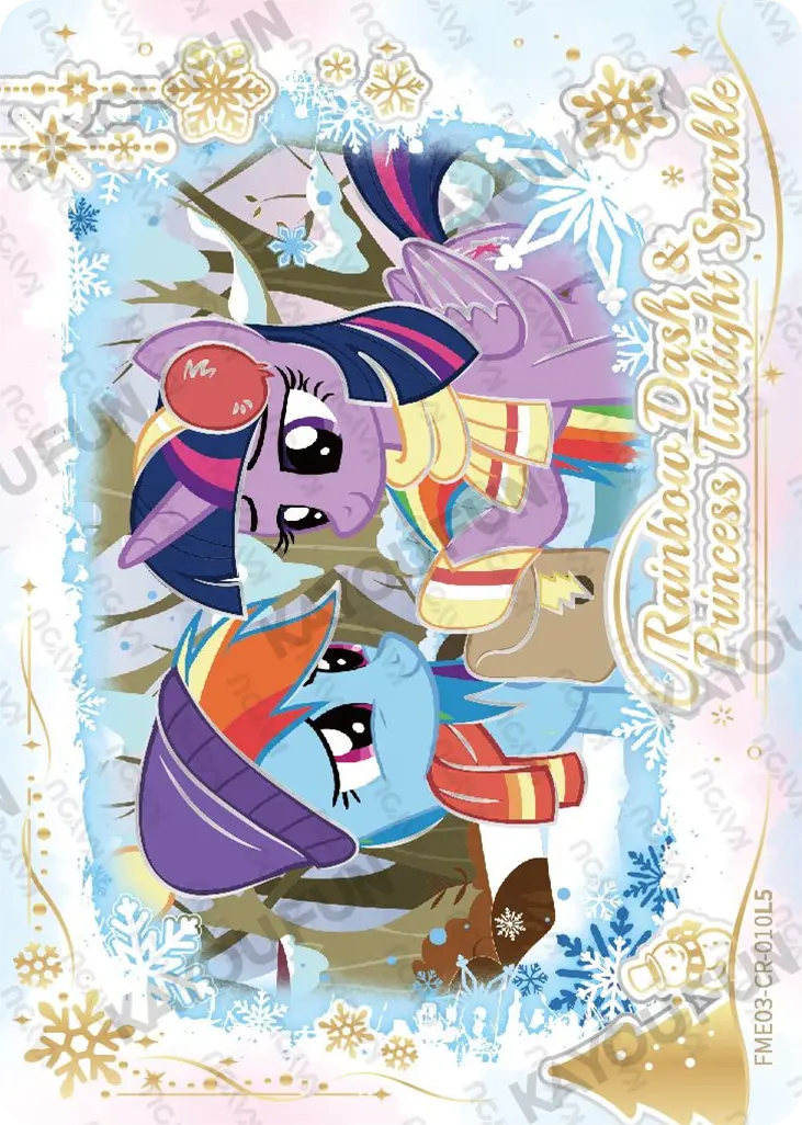 Kartu Kayou My Little Pony - Rainbow Dash&Princess Twilight Sparkle (CR)