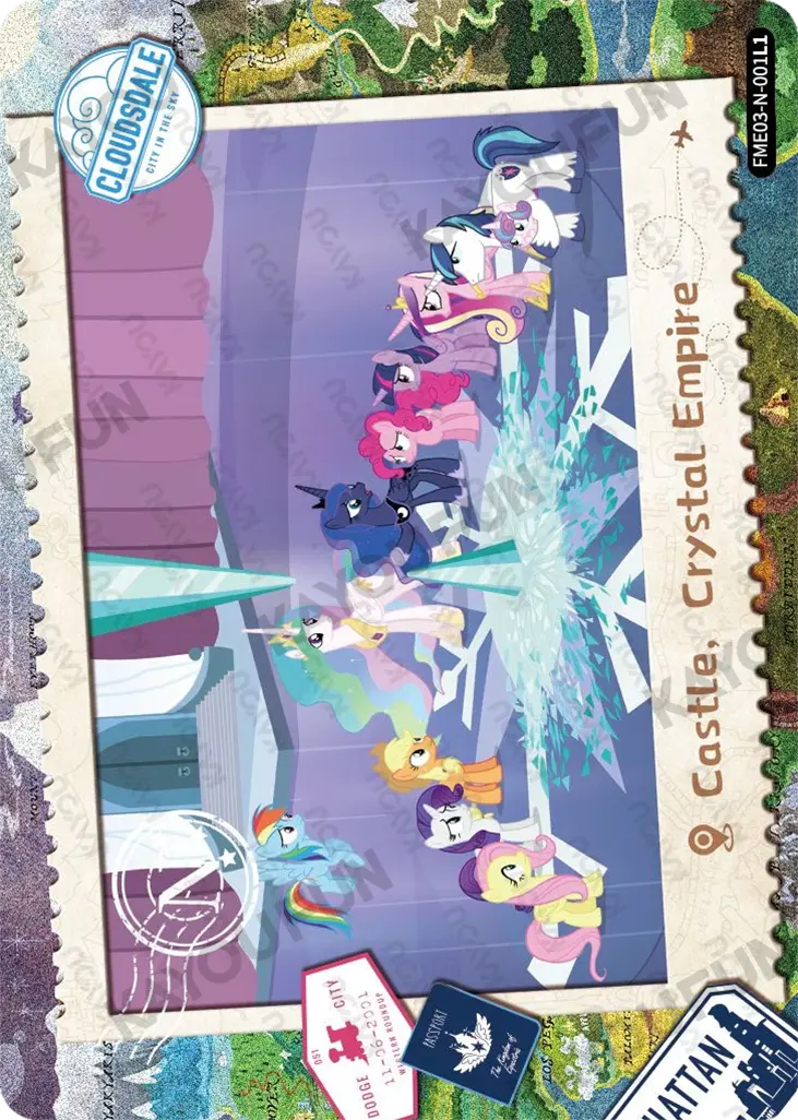 Kartu Kayou My Little Pony - Castle, Crystal Empire (N)