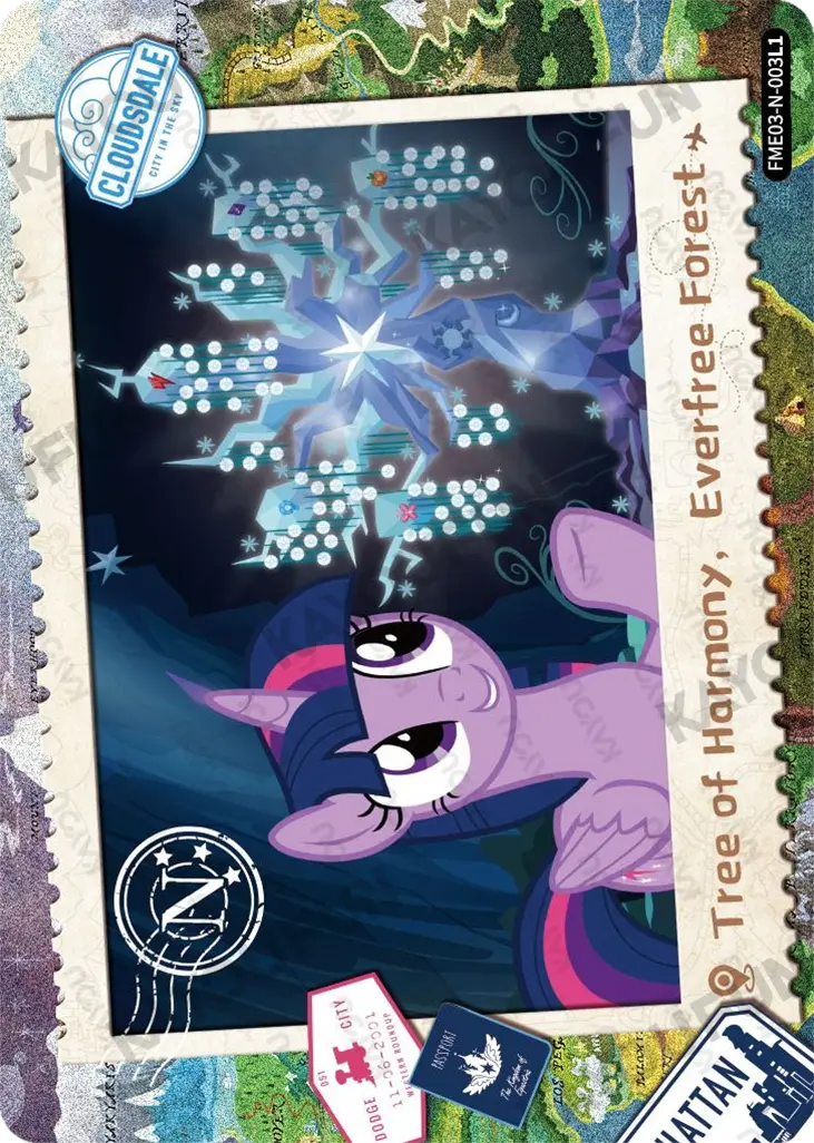 Kartu Kayou My Little Pony - Tree of Harmony, Everfree Forest (N)
