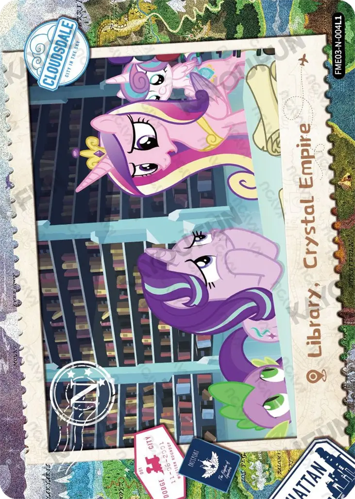 Kartu Kayou My Little Pony - Library, Crystal Empire (N)