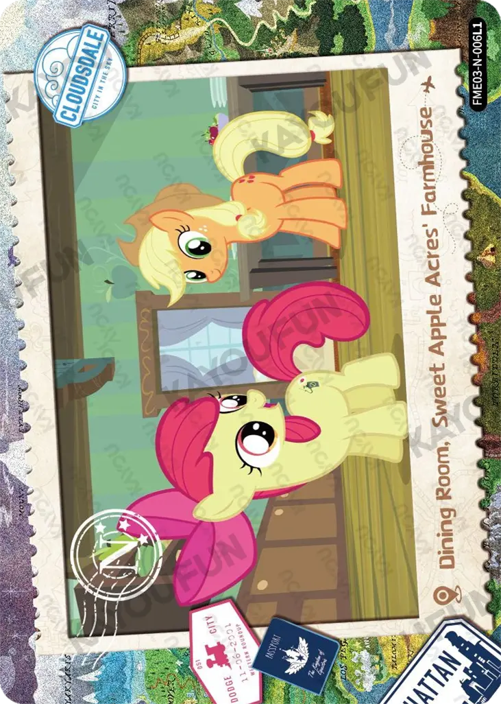 Kartu Kayou My Little Pony - Dining Room, Sweet Apple Acres Farmhouse (N)