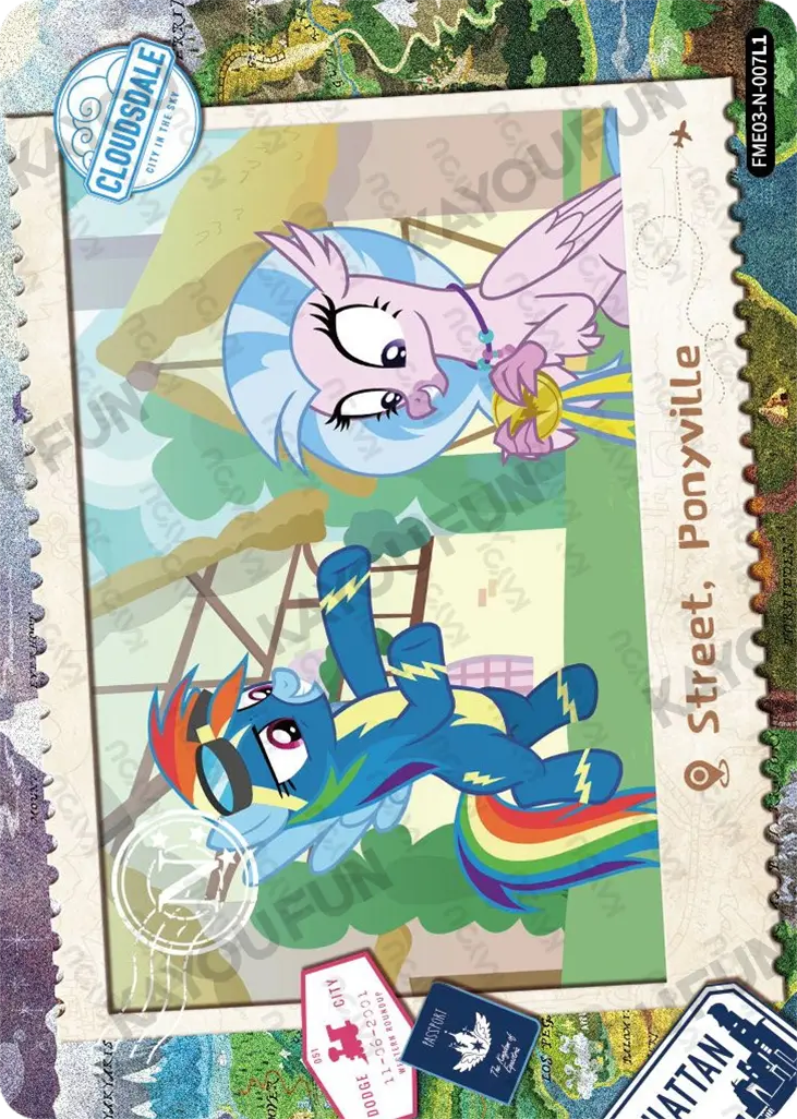 Kartu Kayou My Little Pony - Street, Ponyville (N)