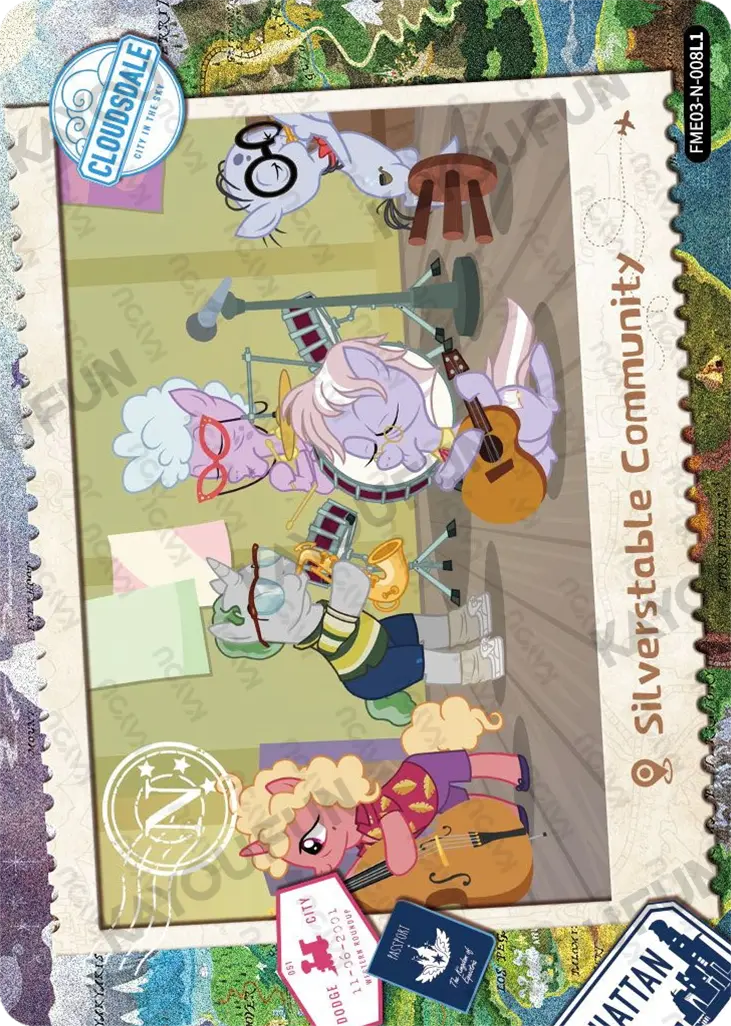 Kartu Kayou My Little Pony - Silver Stable Community (N)