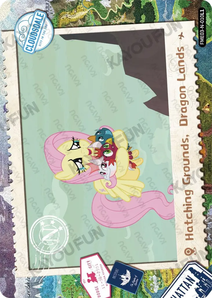 Kartu Kayou My Little Pony - Hatching Grounds, Dragon Lands (N)