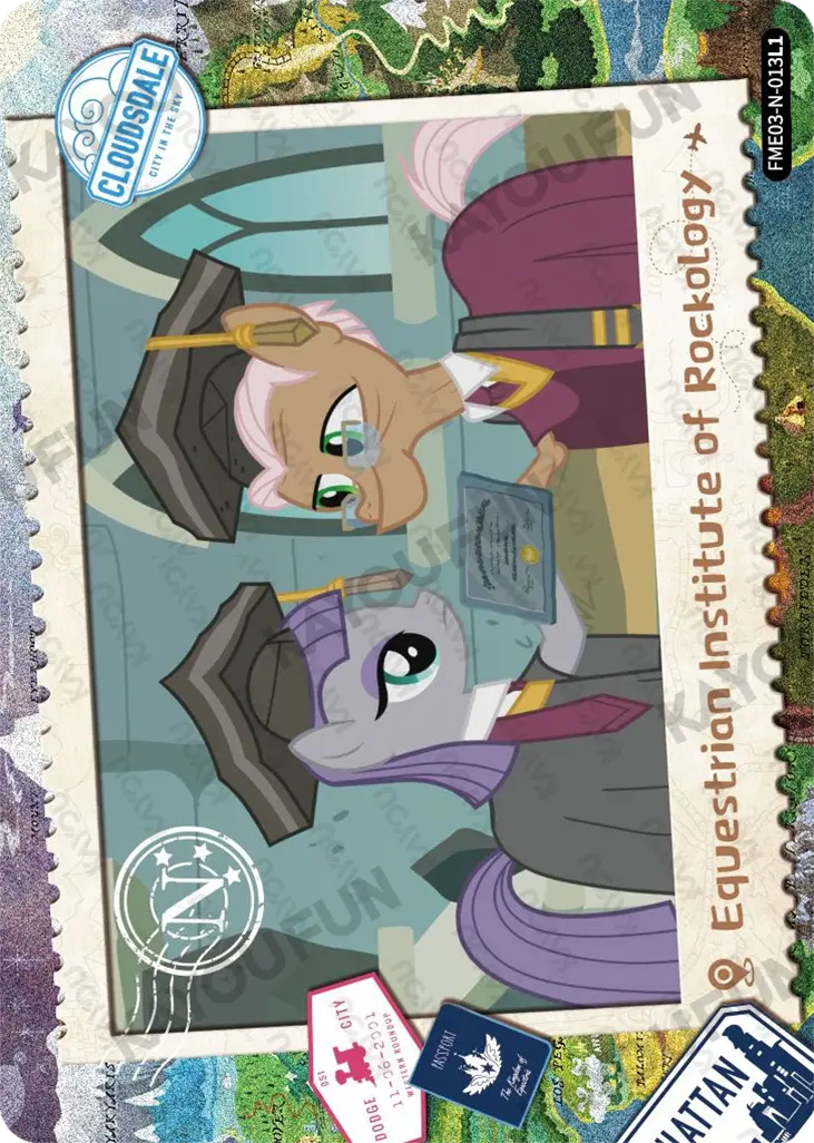 Kartu Kayou My Little Pony - Equestrian Institute of Rockology (N)