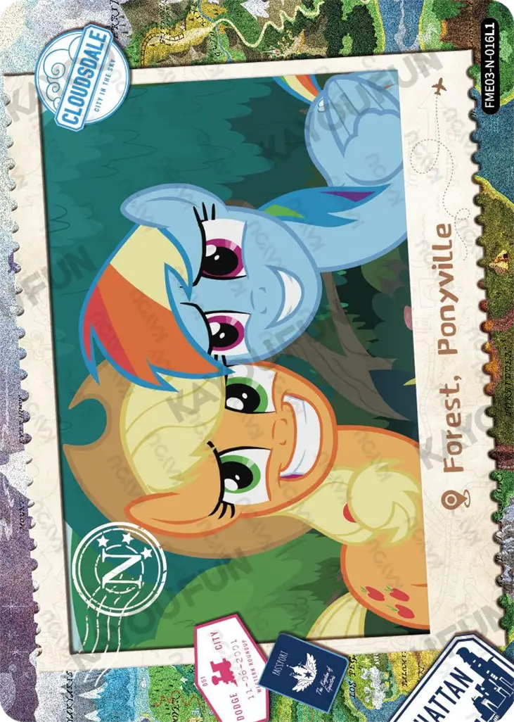 Kartu Kayou My Little Pony - Forest, Ponyville (N)