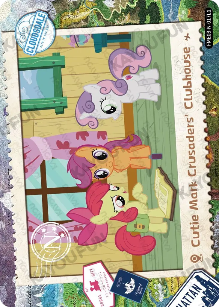 Kartu Kayou My Little Pony - Cutie Mark Crusaders Clubhouse (N)
