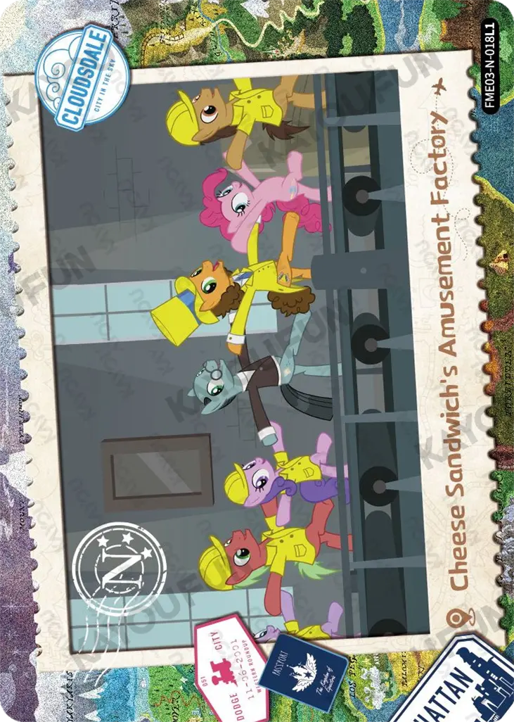 Kartu Kayou My Little Pony - Cheese Sandwich Amusement Factory (N)