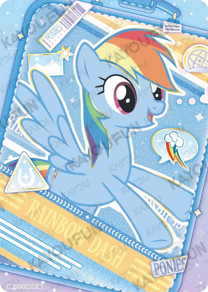 Kartu Kayou My Little Pony - Rainbow Dash (SSR)