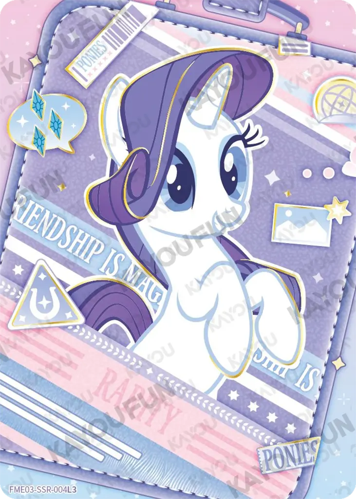 Kartu Kayou My Little Pony - Rarity (SSR)