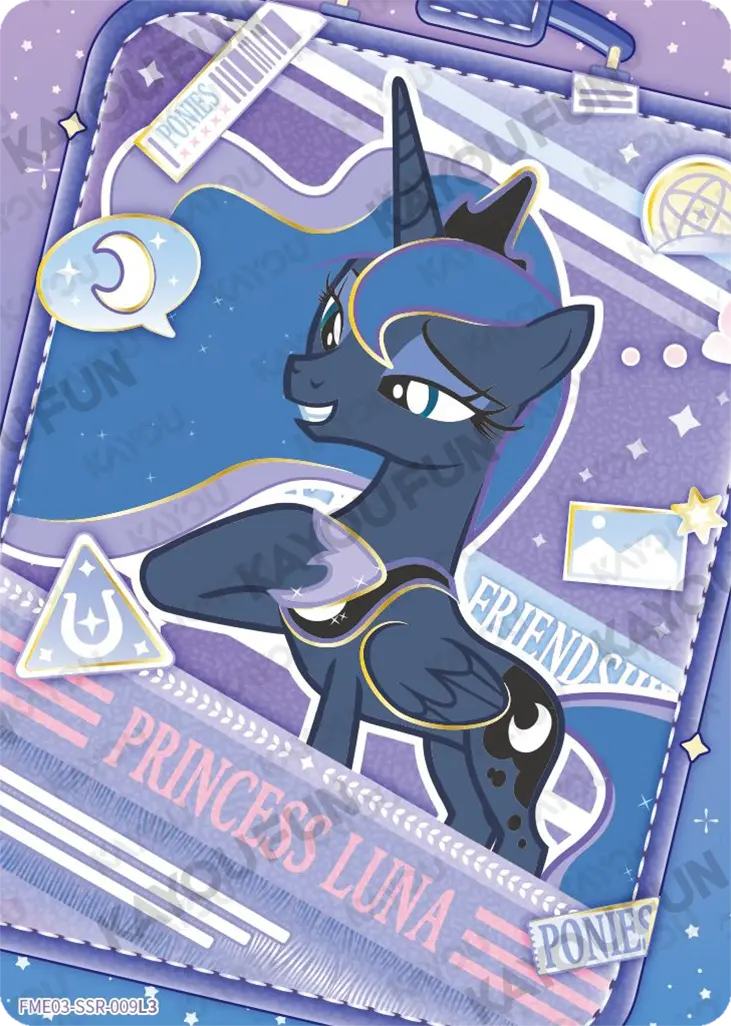 Kartu Kayou My Little Pony - Princess Luna (SSR)