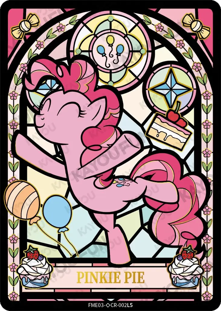 Kartu Kayou My Little Pony - Pinkie Pie (◇CR)