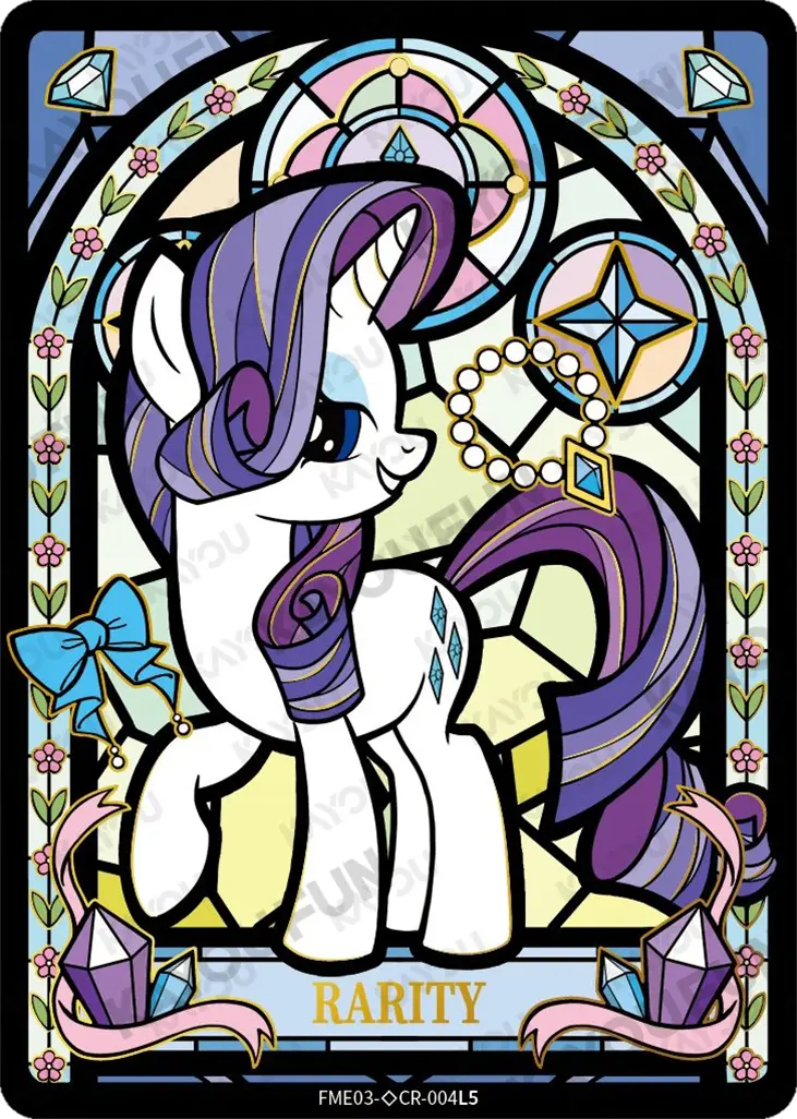 Kartu Kayou My Little Pony - Rarity (◇CR)