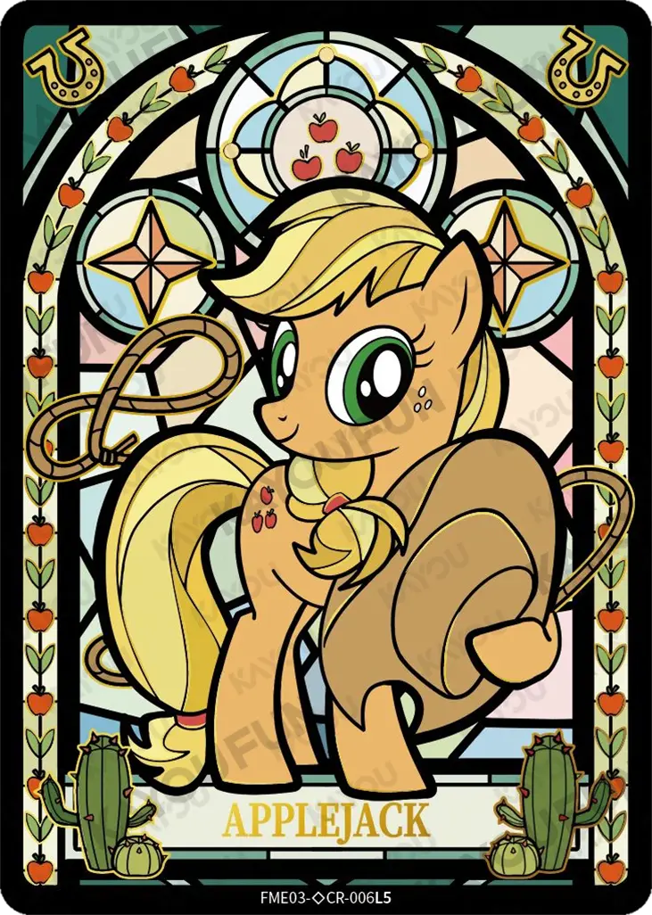 Kartu Kayou My Little Pony - Applejack (◇CR)