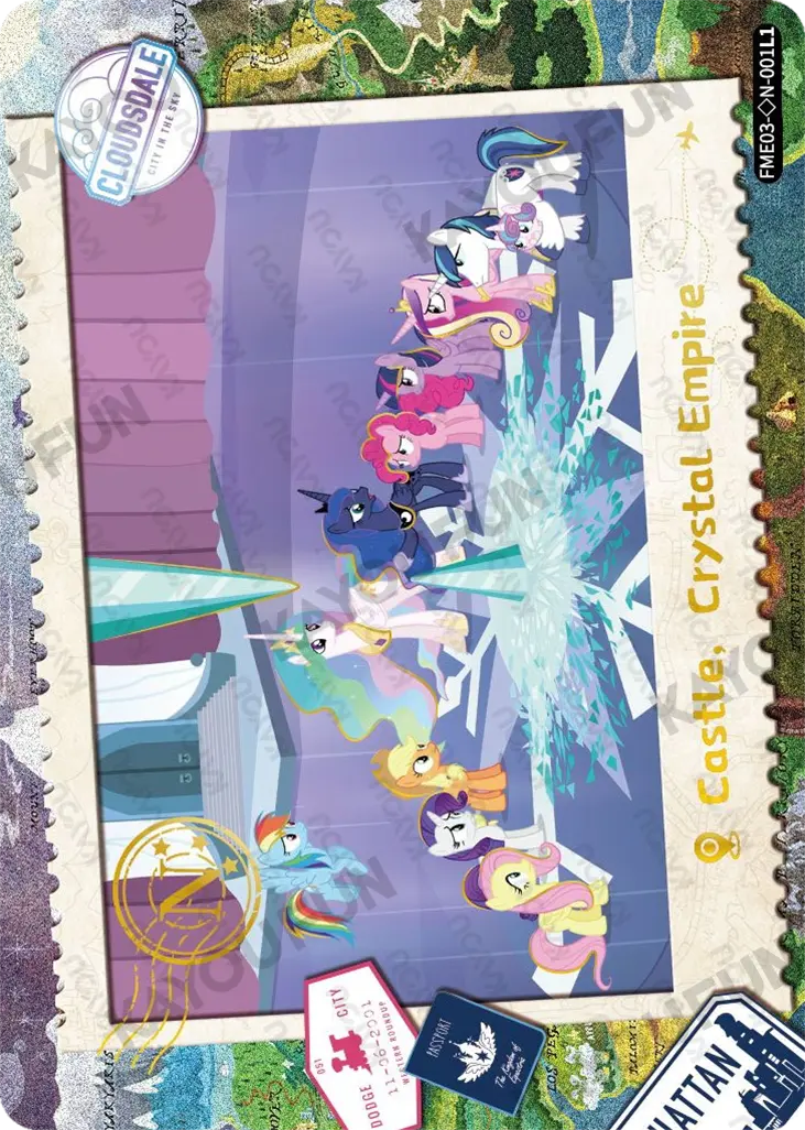 Kartu Kayou My Little Pony - Castle, Crystal Empire (◇N)