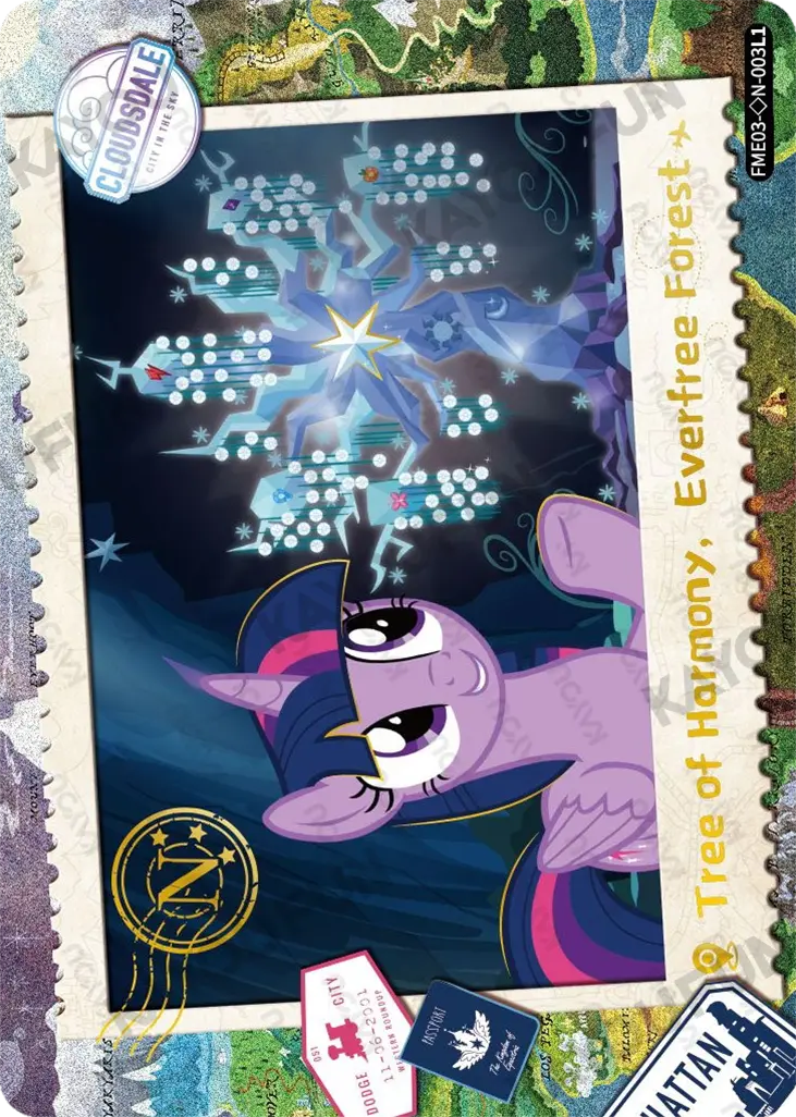 Kartu Kayou My Little Pony - Tree of Harmony, Everfree Forest (◇N)
