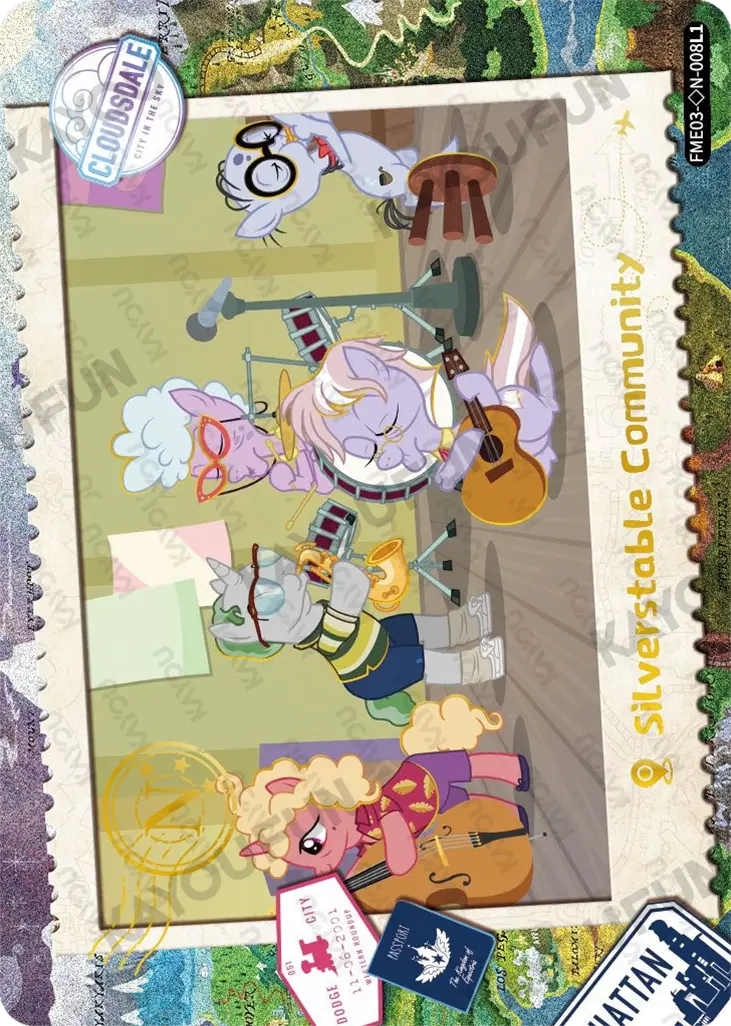 Kartu Kayou My Little Pony - Silver Stable Community (◇N)