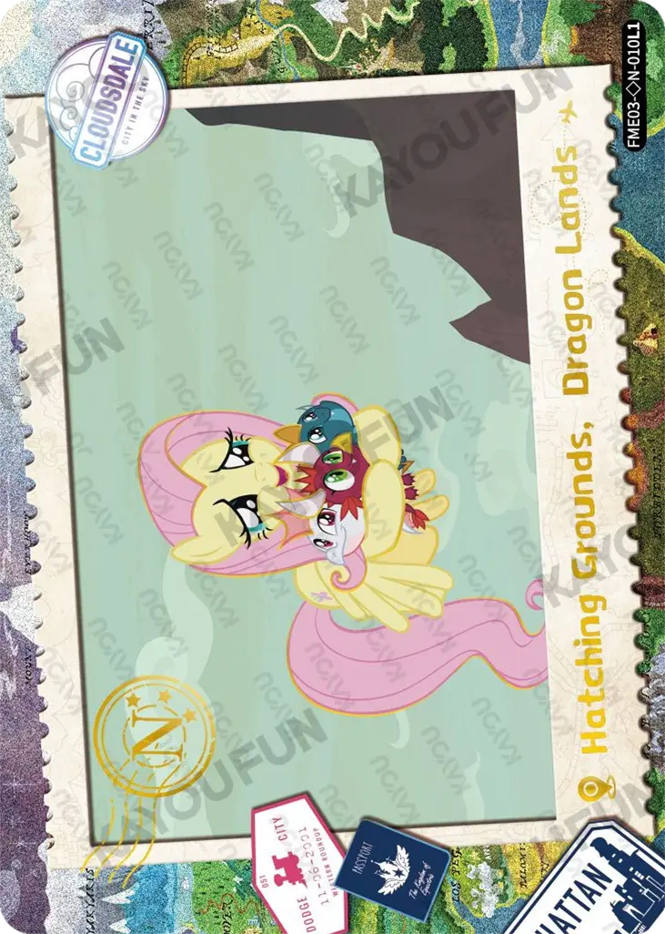 Kartu Kayou My Little Pony - Hatching Grounds, Dragon Lands (◇N)