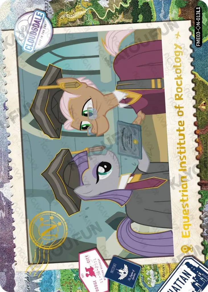 Kartu Kayou My Little Pony - Equestrian Institute of Rockology (◇N)