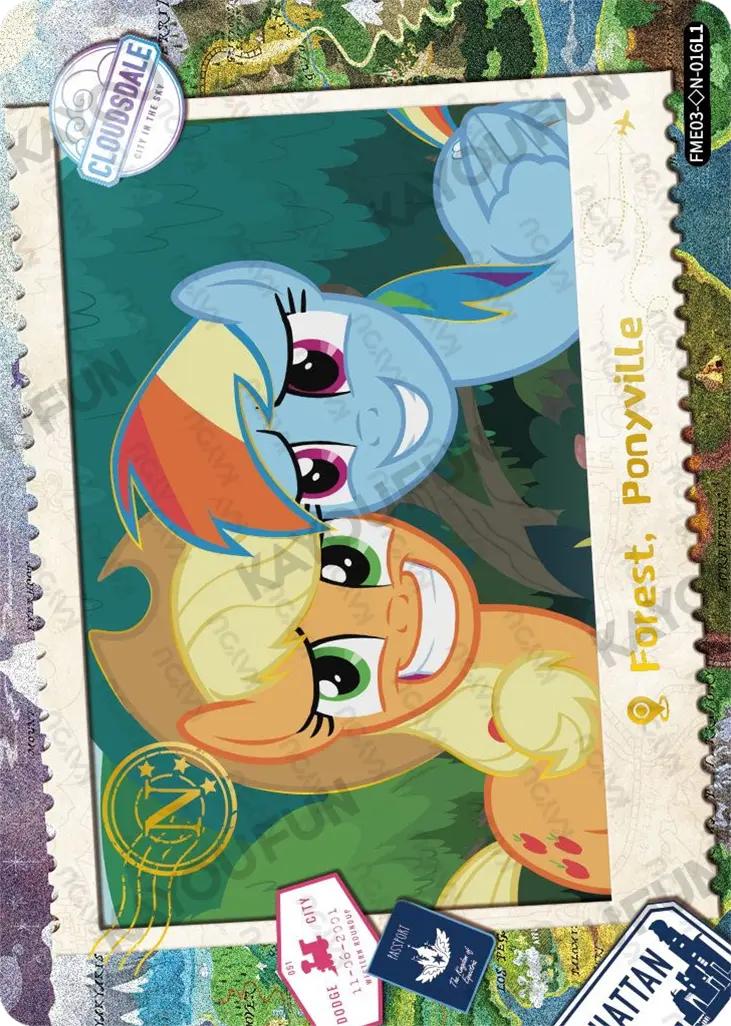 Kartu Kayou My Little Pony - Forest, Ponyville (◇N)
