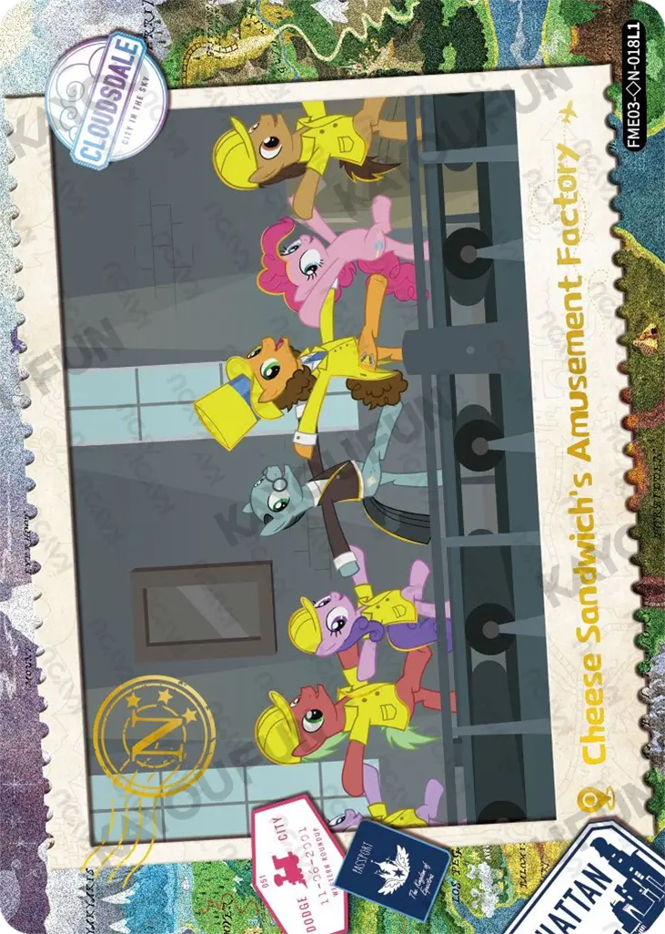Kartu Kayou My Little Pony - Cheese Sandwich Amusement Factory (◇N)