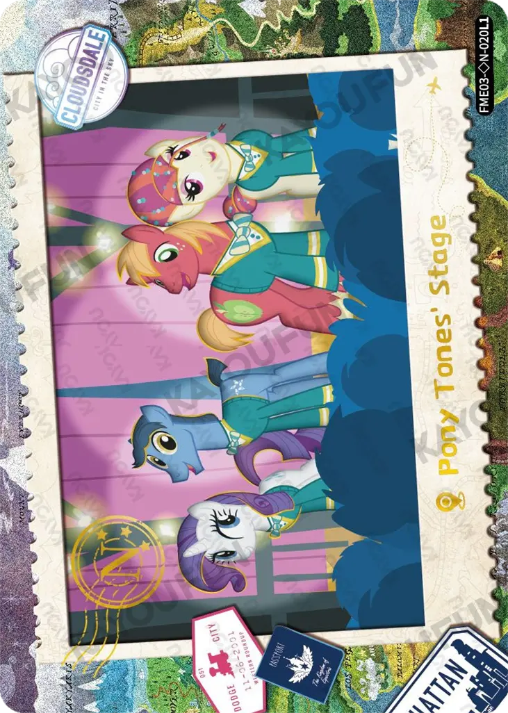 Kartu Kayou My Little Pony - Pony Tones Stage (◇N)