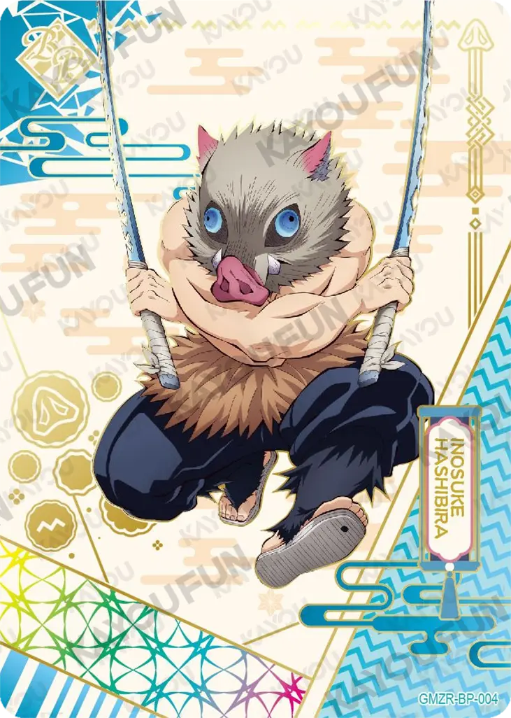 Kartu Kayou Demon Slayer - Inosuke Hashibira (BP)