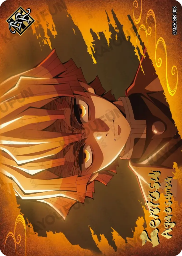 Kartu Kayou Demon Slayer - Zenitsu Agatsuma (BR)