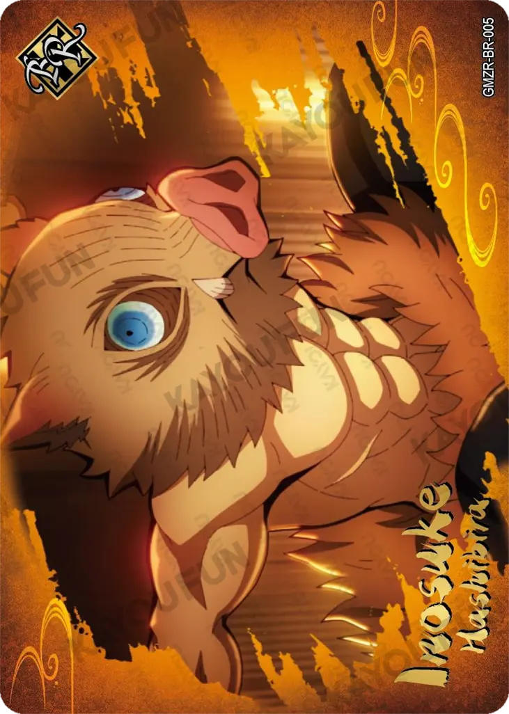 Kartu Kayou Demon Slayer - Inosuke Hashibira (BR)