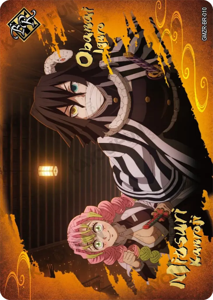 Kartu Kayou Demon Slayer - Mitsuri Kanroji Obanai Iguro (BR)