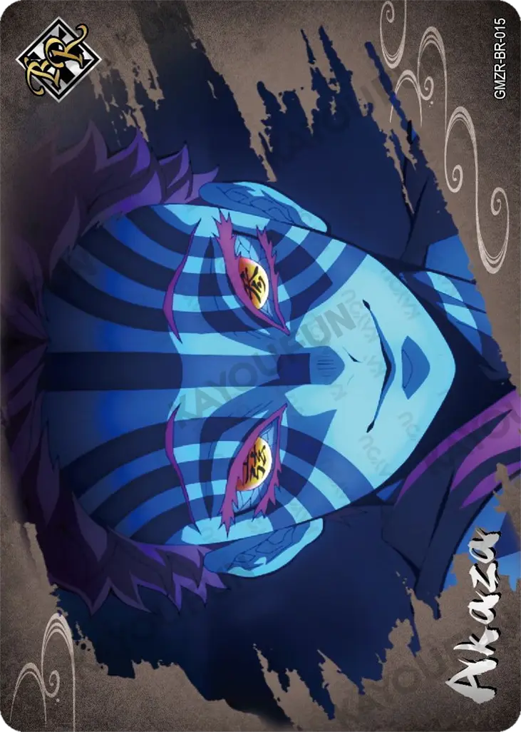 Kartu Kayou Demon Slayer - Akaza (BR)
