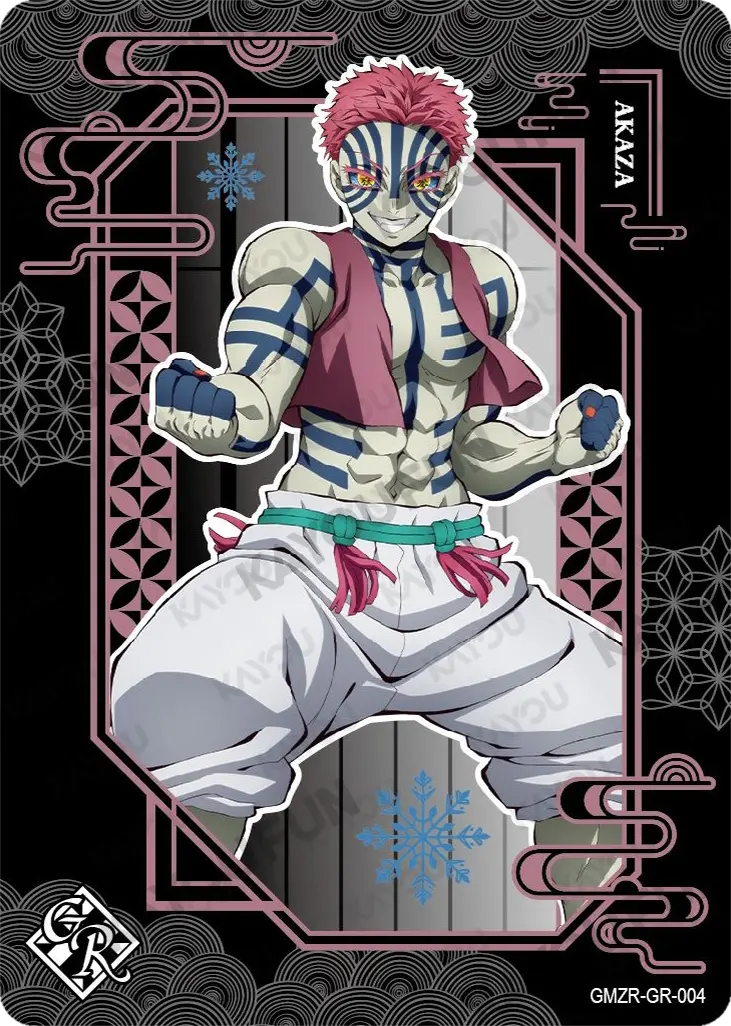 Kartu Kayou Demon Slayer - Akaza (GR)