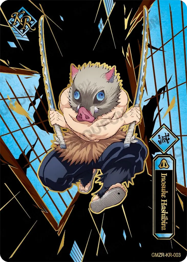 Kartu Kayou Demon Slayer - Inosuke Hashibira (KR)