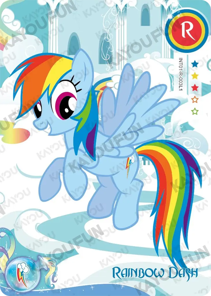 Kartu Kayou My Little Pony - Rainbow Dash (R)