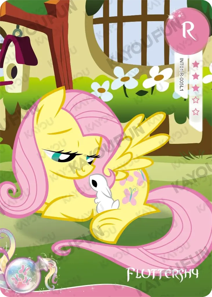 Kartu Kayou My Little Pony - Fluttershy (R)