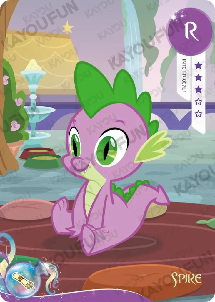 Kartu Kayou My Little Pony - Spike (R)