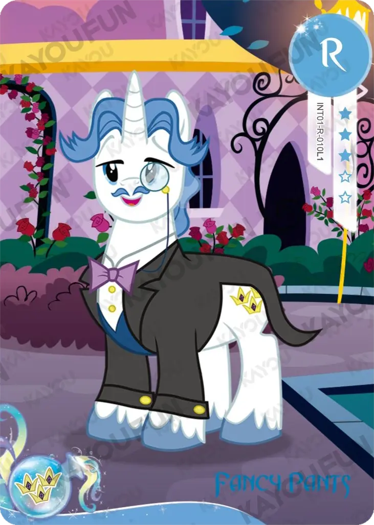 Kartu Kayou My Little Pony - Fancy Pants (R)