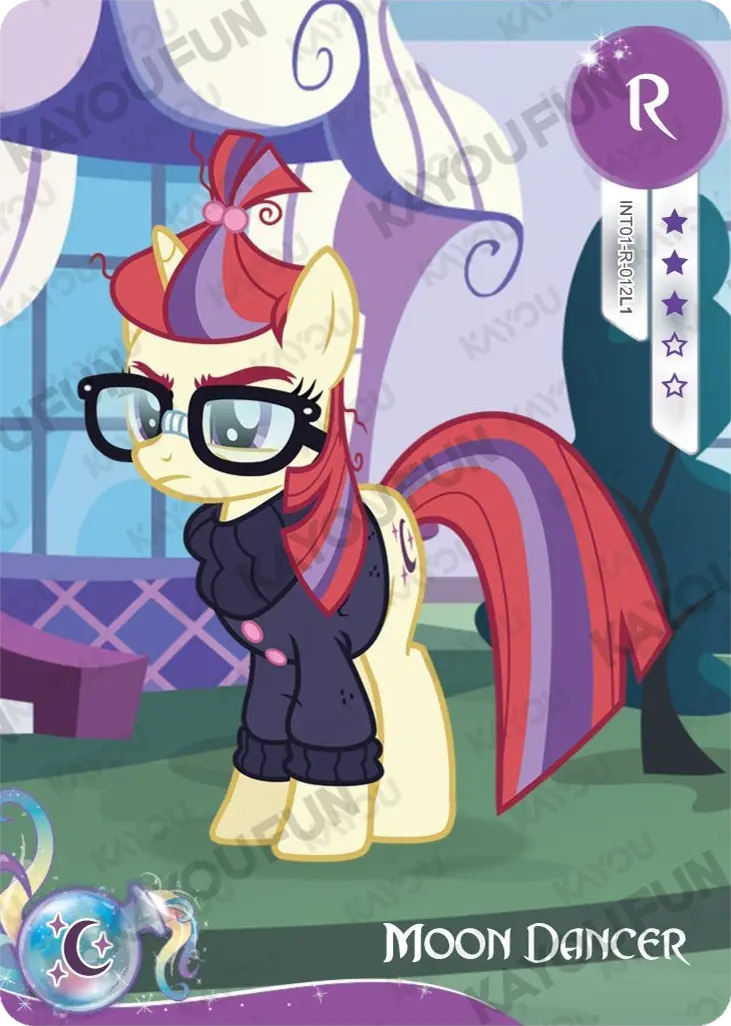 Kartu Kayou My Little Pony - moondancer (R)