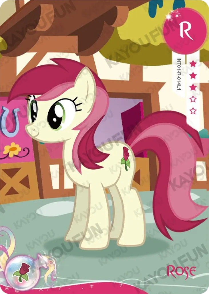 Kartu Kayou My Little Pony - Rose (R)
