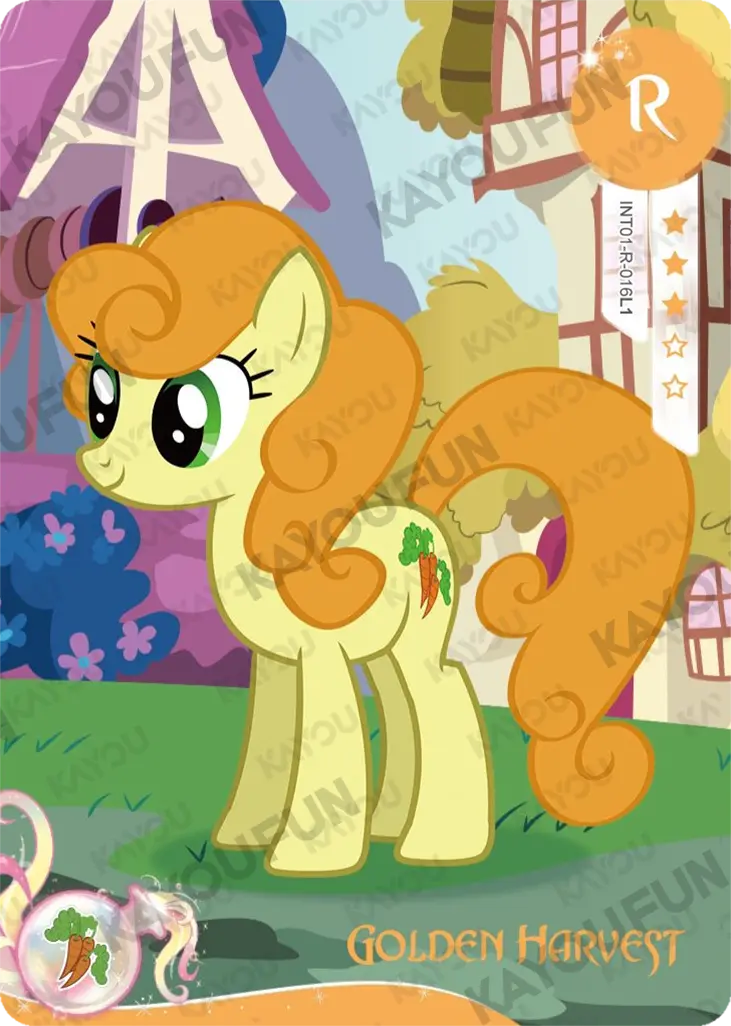 Kartu Kayou My Little Pony - Golden Harvest (R)