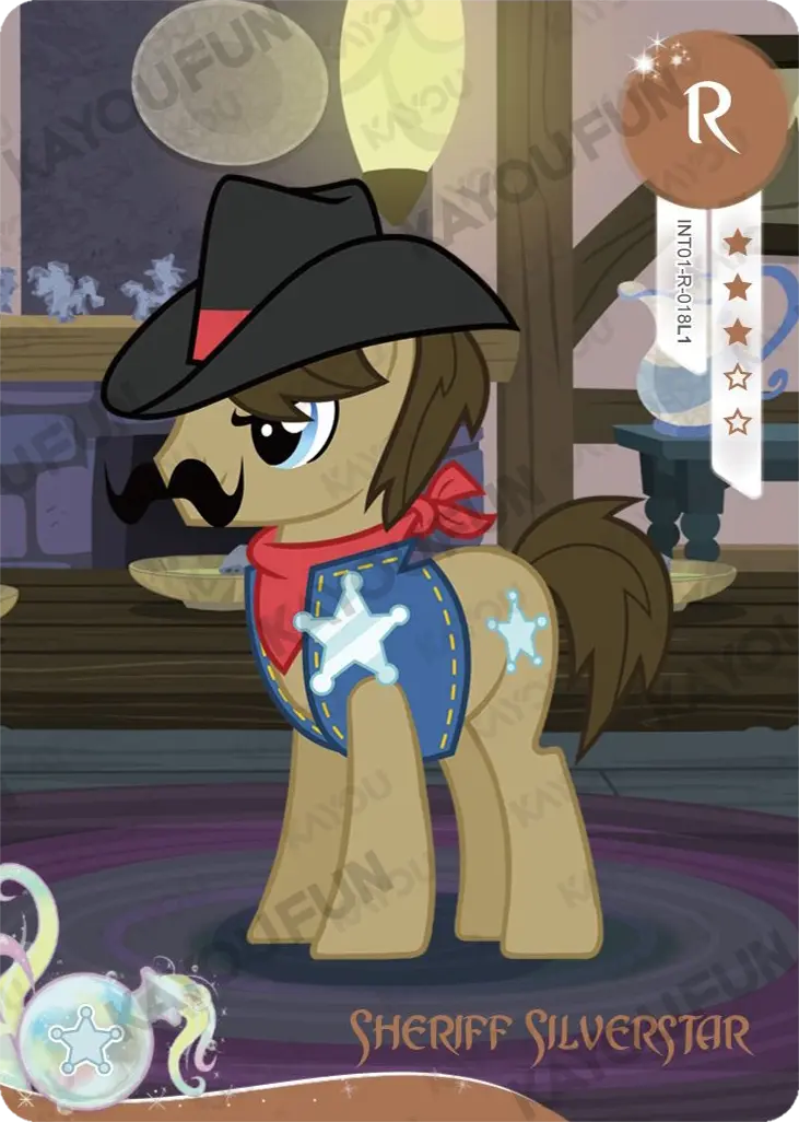 Kartu Kayou My Little Pony - Sheriff Silver Star (R)