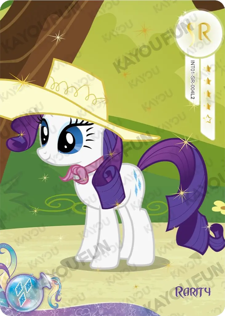Kartu Kayou My Little Pony - Rarity (SR)