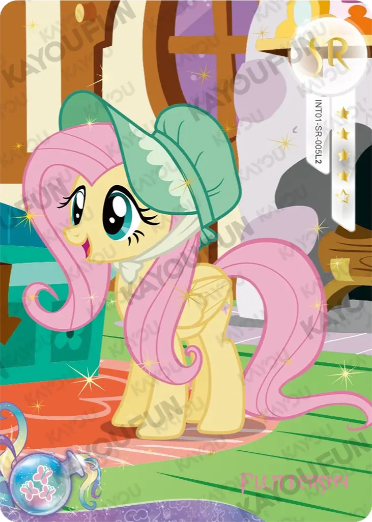 Kartu Kayou My Little Pony - Fluttershy (SR)
