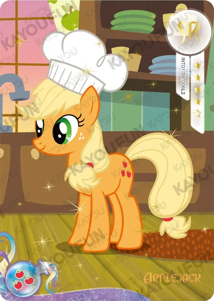 Kartu Kayou My Little Pony - Applejack (SR)